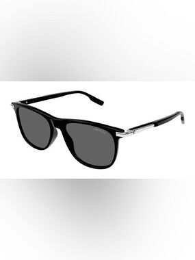 Montblanc MB0216SA-001 Black Sunglasses